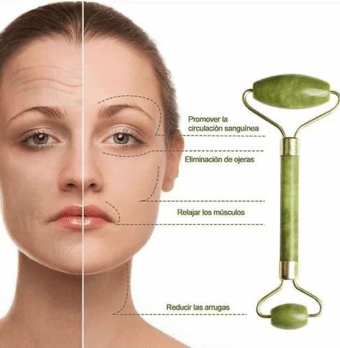 MoldeaGlow® Faja Reductora +Rodillo Jade y Gua sha